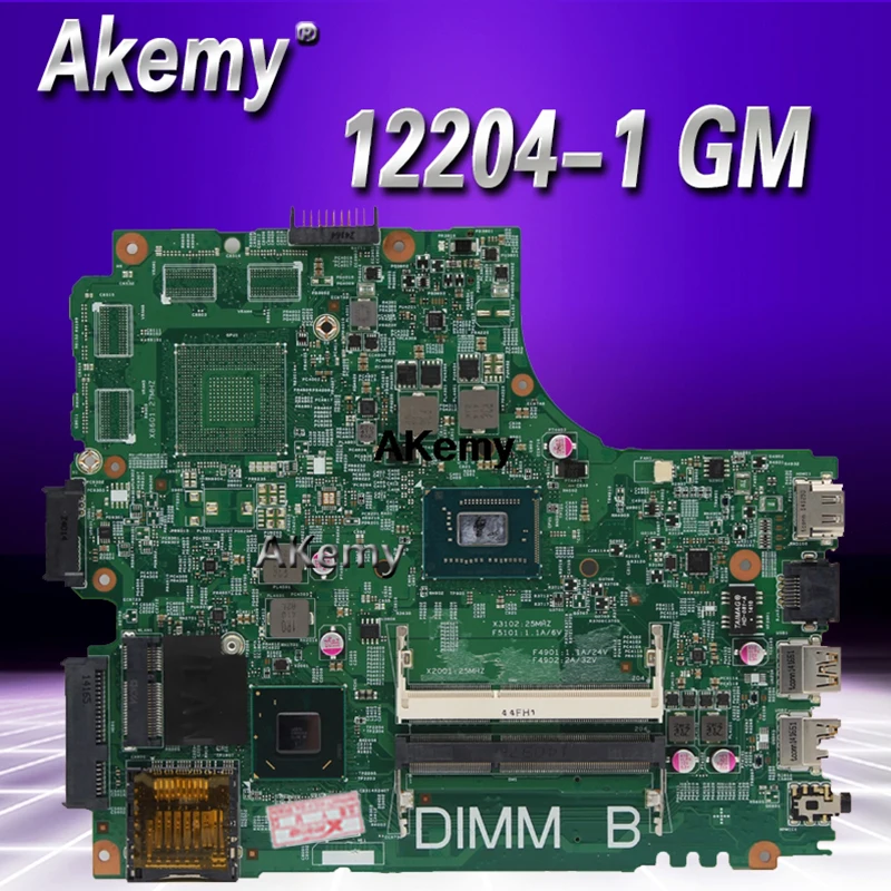 

12204-1 For Dell INSPIRON 2421 3421 5421 laptop motherboard CN-07GDDC 12204-1 com Dual-core CPU orginal Teste motherboard