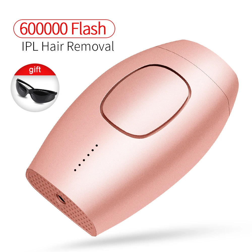 Permanente da Remoção do Cabelo do Laser do Ipl Depilador do Flash Depilação a Laser Elétrica do Removedor de Cabelo Máquina 600000