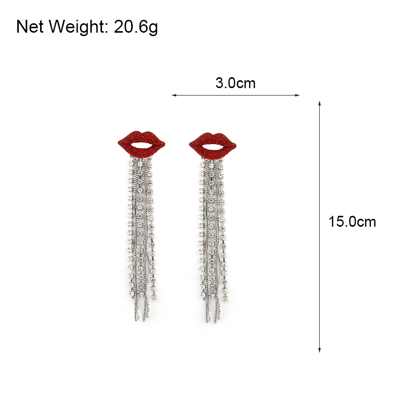 Red Lips Earrings