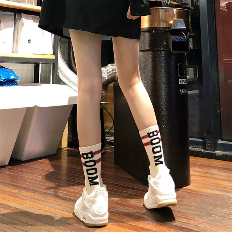 

KingDeng Fall Warm Socks For Woman Ankle Harajuku streetwear Korean Japanese Style Unisex Striped Sock Fluffy Aesthetic Art