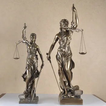 

EUROPEAN CLASSIC RESIN HANDICRAFT ANGEL COPPER DECORATION HOME DECORATED LIVING ROOM LIBRA STATUE GODDESS CREATIVE RESIN GIFT