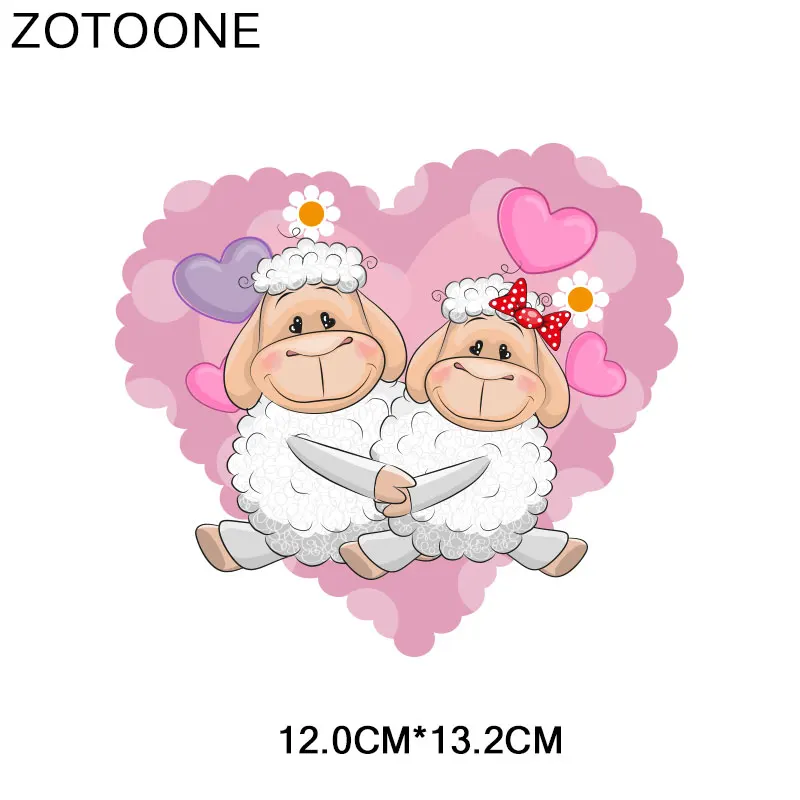 1480 ZOTOONE животное патч милая сова наклейка с медведем железо на печать на переводе для одежды футболка аксессуар Аппликация DIY теплопередача G - Цвет: 1480