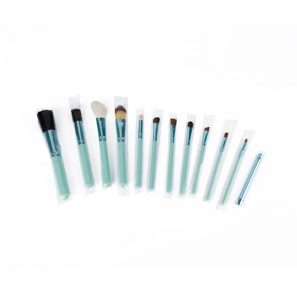 

12pcs Black/Blue Professional Makeup Cosmetic Animal Brush Blusher Eyebrow Eyeliner Foundation Powder Brushes Set Worldwide sale