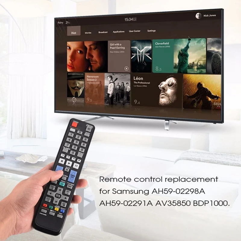 Ah59 02298A сменный пульт дистанционного управления для samsung Bd домашний кинотеатр