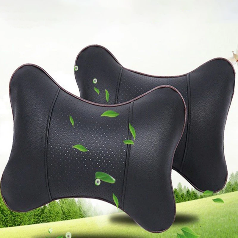 Подушка для шеи на подголовник автомобиля дышащая универсальная Всесезонная