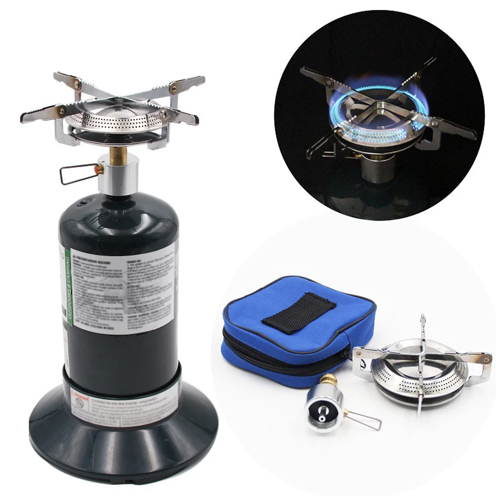 Camping Stove Portable Propane Gas Stove Compact Propane Gas Stove With  Adjustable Burner Outdoor Camping Equipment - Outdoor Stove u0026 Accessories -  AliExpress