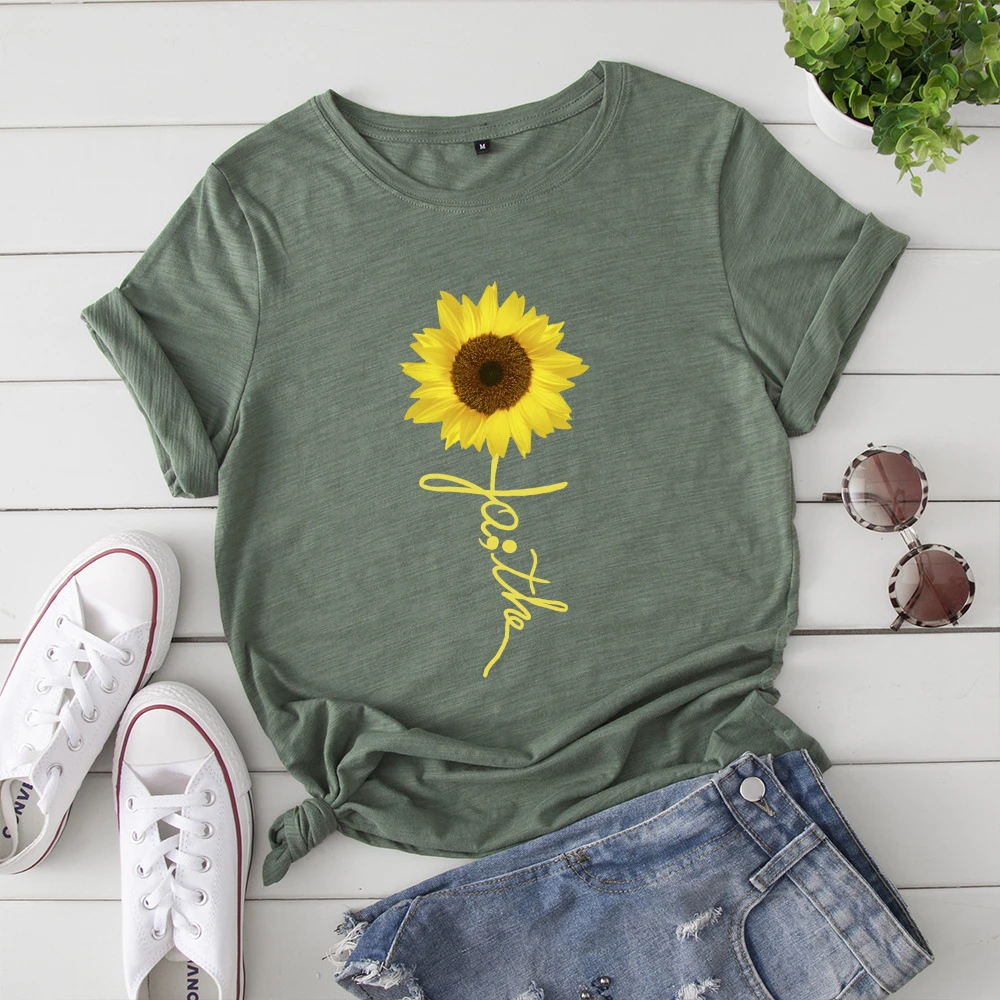 sunflower shirt plus size