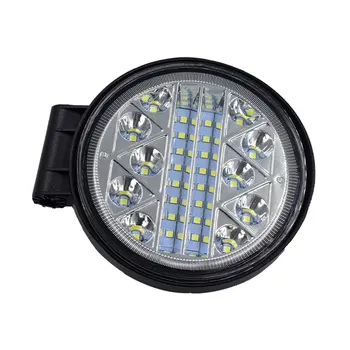 

1 Pc 102W Round White Light Off-Road Vehicle Modified Roof Light Plastic + Glass Stable Performance Lighting Lights