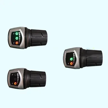 

Bicycle Throttle Grip 36V/48V 1pc Black Assembly 1.6m cable Speed shifter