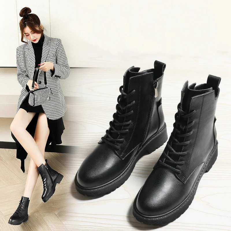 

Winter Heel Ankle Boots Women 2020 Autumn Brand Designer Chelsea Boots Rubber Female Platform Chunky Boots Lasdies Fashion 0432