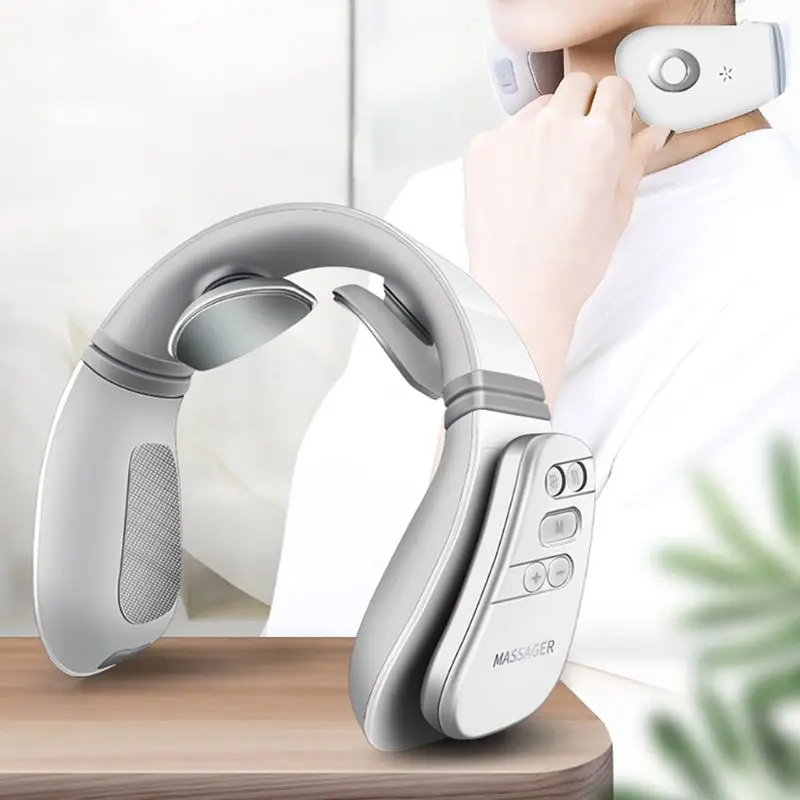 

Multifunctional Smart Cervical Physiotherapy Instrument Wireless Remote Control Electric Pulse Neck Massager