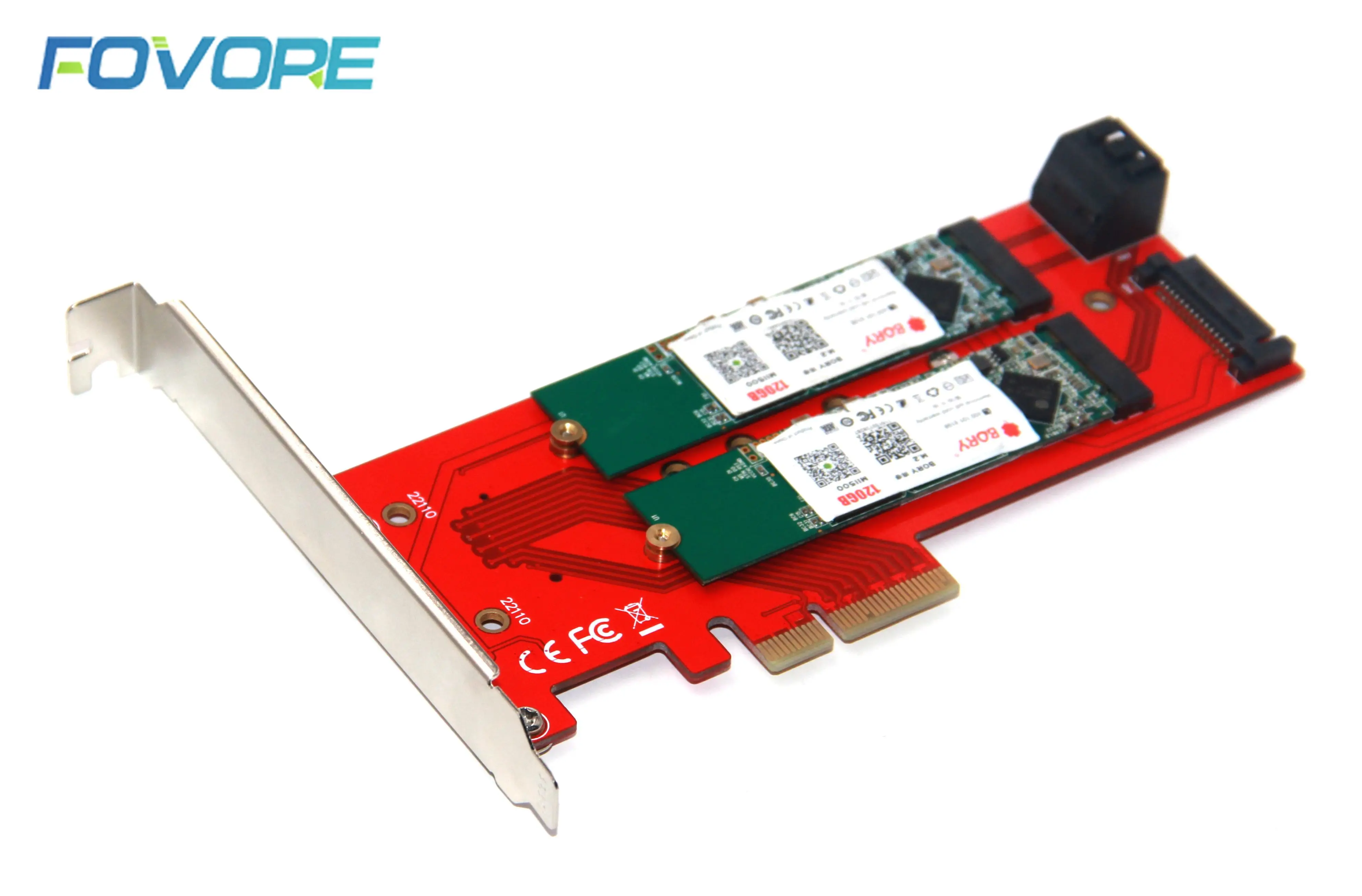 Контроллер преобразователя M2 PCIe 3 порта M.2 NGFF M + B Key SSD-адаптер x16 плата расширения