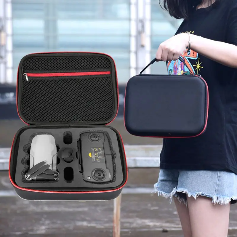 Best WXH Nylon/PU Leather Storage Box Carrying Case Handbag for DJI Mavic Mini Drone 