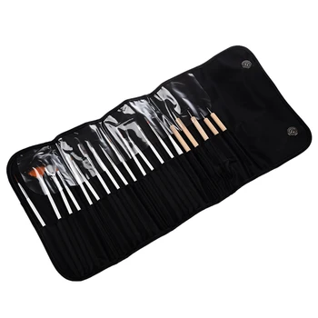 

20 pcs Nail Art Design Painting Care Brushes & Dotting Pen Tool Set - 15 + 5 Brushes Dotting Pen