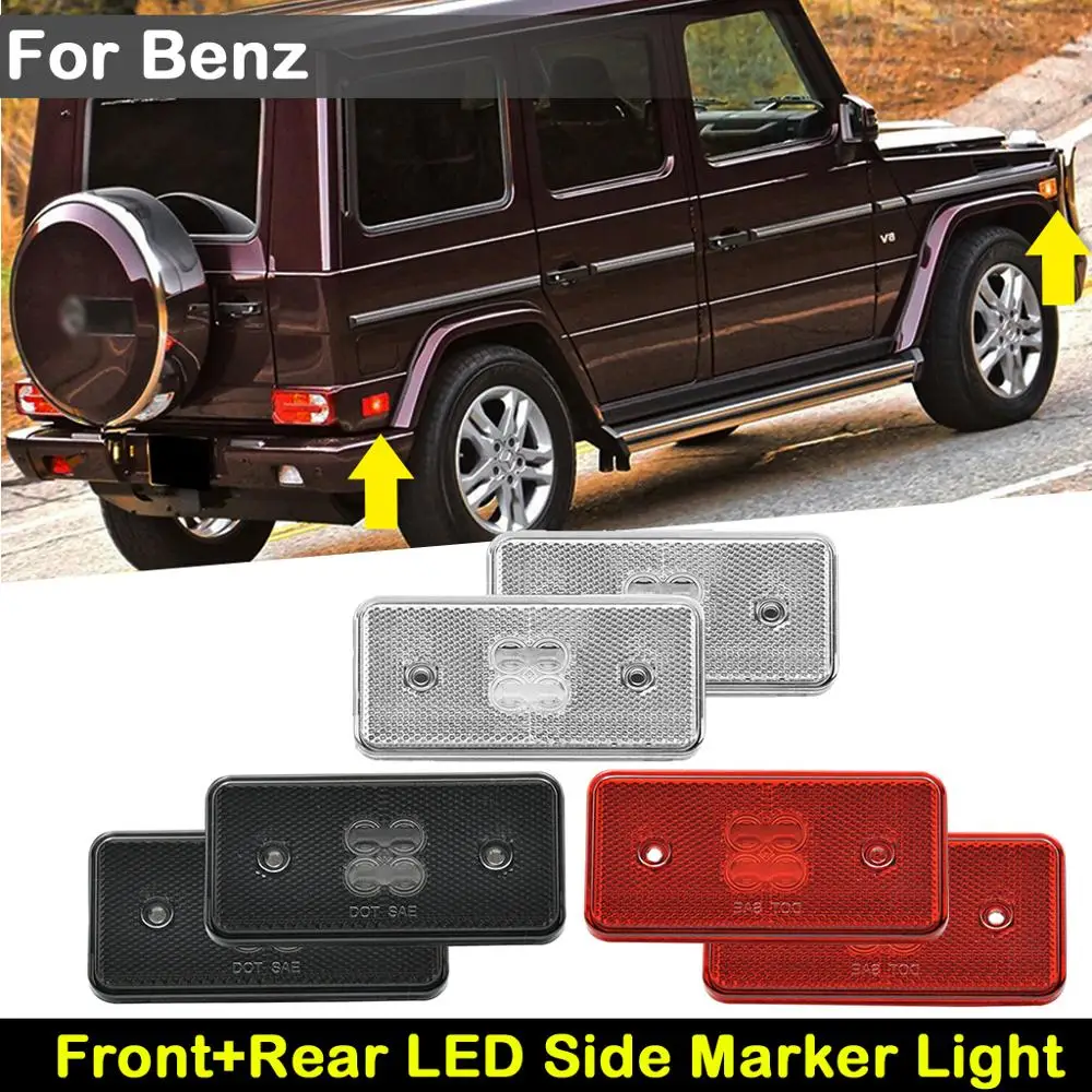 Для США Версия Mercedes Benz G500 G550 G55 G63 Автомобильная Передняя и задняя светодиодная
