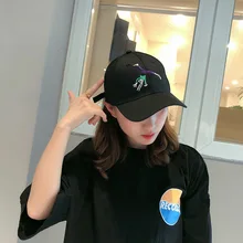 Новые маленькие человеческие милые бейсболки женские мужские хип хоп изогнутая бейсболка летняя кепка