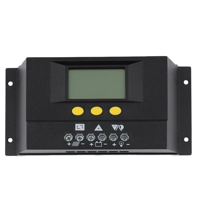 30A солнечный регулятор заряда lcd Солнечный генератор солнечная панель регулятор заряда черный