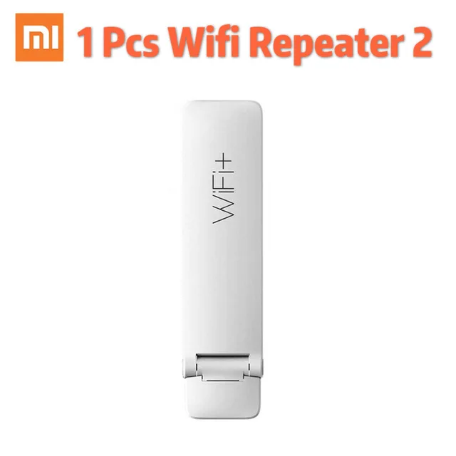 В Xiaomi wifi повторитель 2 усилитель расширитель 2 Универсальный Repitidor Wi-Fi удлинитель 300 Мбит/с 802.11n Беспроводной - Цвет: 1pcs Wifi Repeater