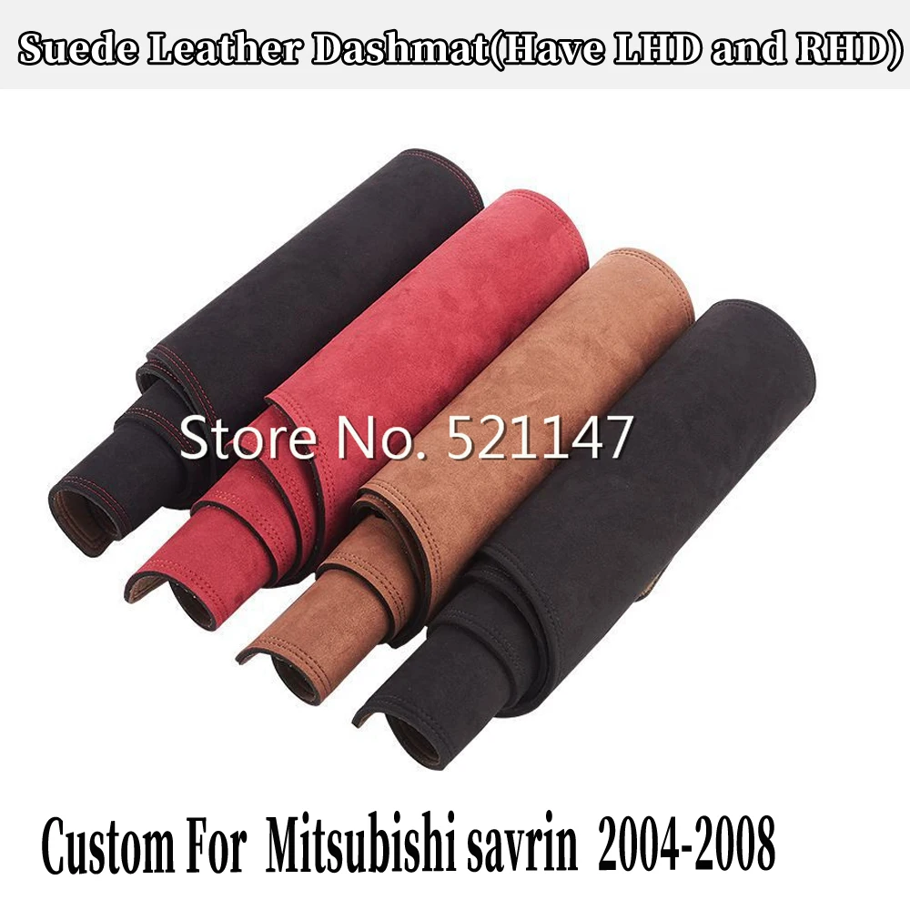 

For Mitsubishi savrin DZL DN6481H 2004 2005 2006 2008 Suede Leather Dashmat Dashboard Cover Dash Mat Car-styling Accessories