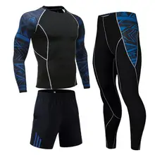 Мужское термобелье, спортивный костюм, компрессионное быстросохнущее нижнее белье, термобелье, Мужская одежда, кальсоны, зимнее термобелье
