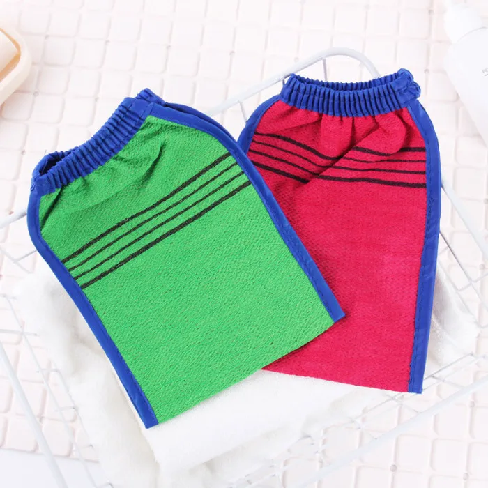 4 Pcs Body Cleaning Scrub Mitt Bath Glove Dead Skin Removal Shower SPA Exfoliator-MS