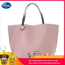 Disney модная многофункциональная сумка для мам с принтом Микки и Минни, Большая вместительная Детская сумка для покупок
