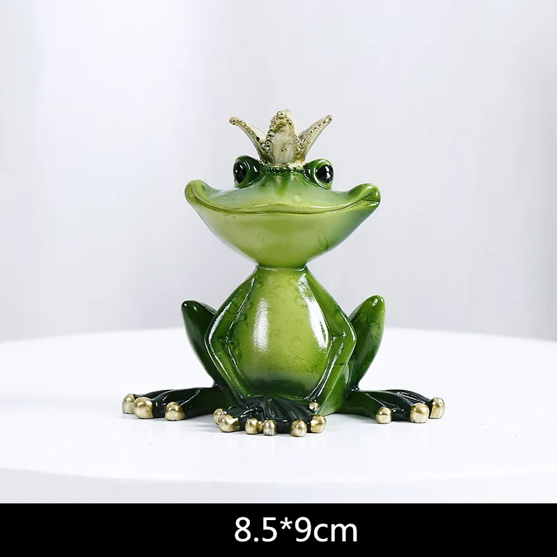 Sit Frog S VILEAD больше размеров смолы Йога фигурки лягушек скандинавский сад ремесленные украшения крыльцо магазин украшение с животными для дома аксессуары - Цвет: Sit Frog S