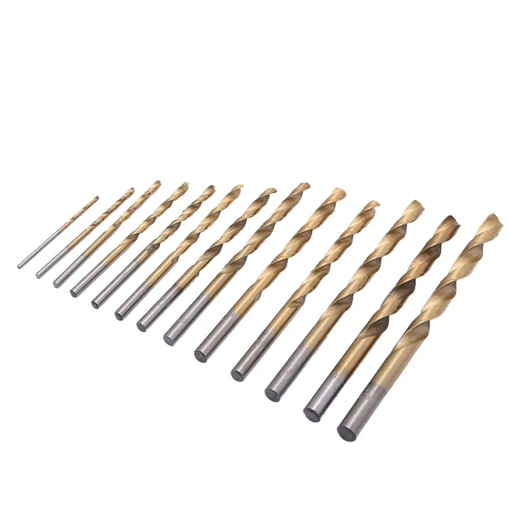 Качественные 13 шт. HSS шестигранные ручки 6,35 мм сверло для электрической отвертки 1,5-6,5 мм для ударной дрели аксессуары для инструментов
