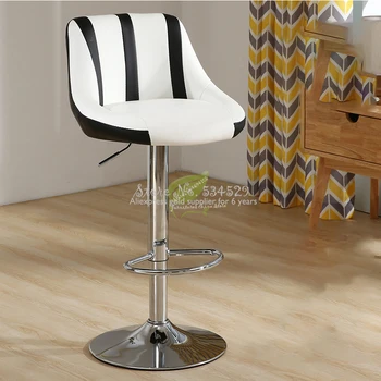 

21Stool Bar Tabouret De Bar Stool Modern Bar Stool Seat Beauty Salon Furniture Make Up Chair European Style Backrest High stool