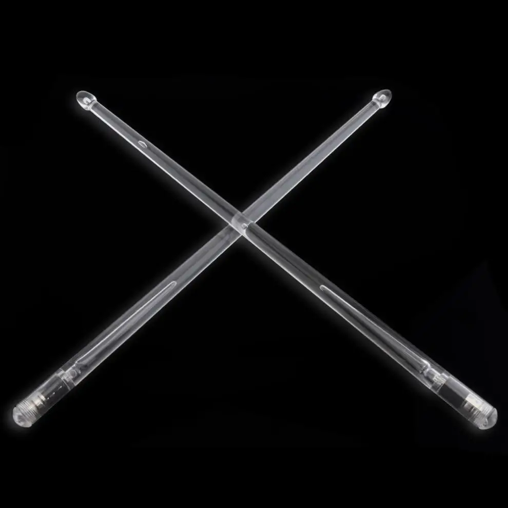 5A Polymer Material DrumStick 12 Colors Alternately Noctilucent Glow in The Dark Stage Performance Luminous Jazz Drumsticks Hot