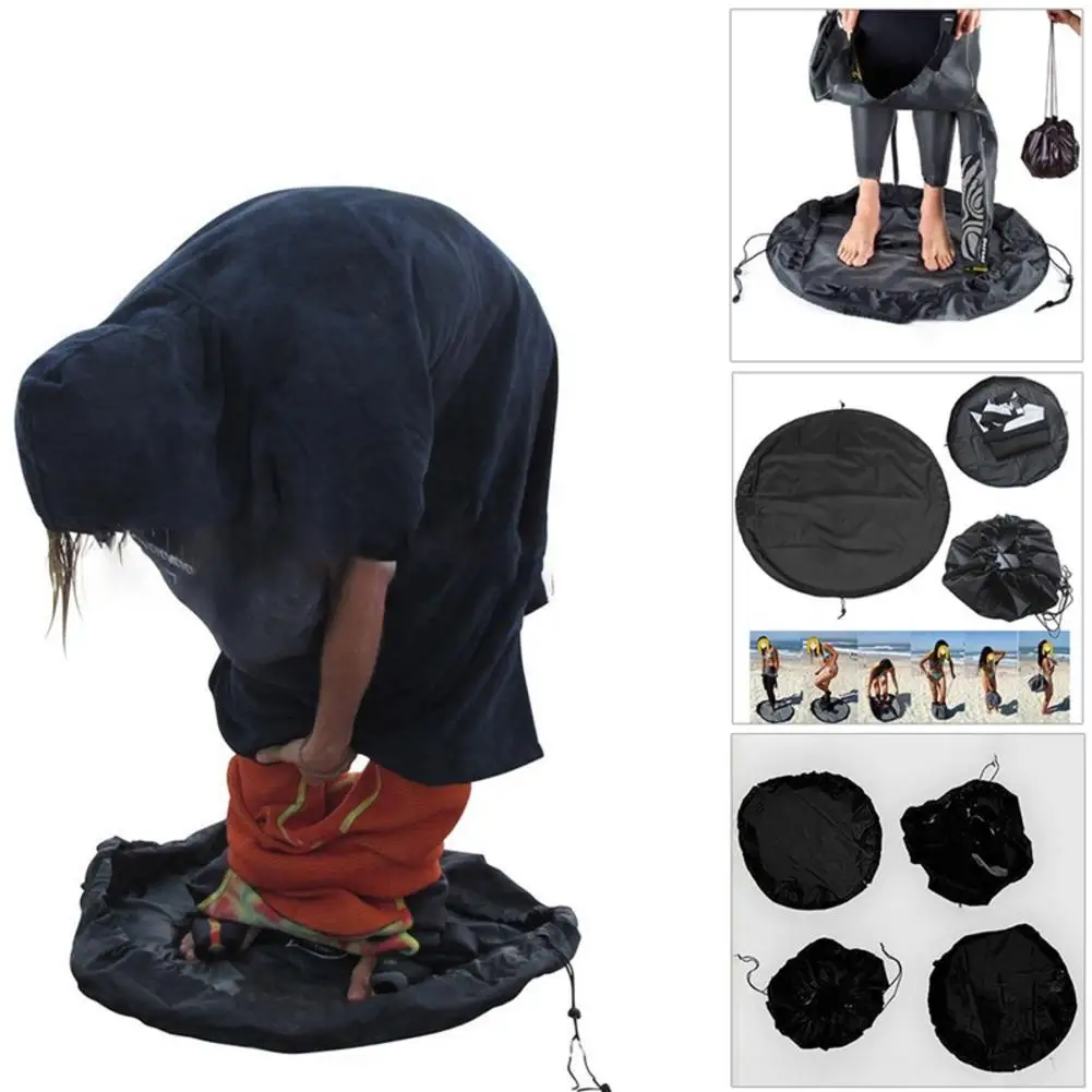 

Kayak Combination Bag & Changing Pad Waterproof Dry Bag Surf Combination Change Pad Surf Accessories Black Surf Bag