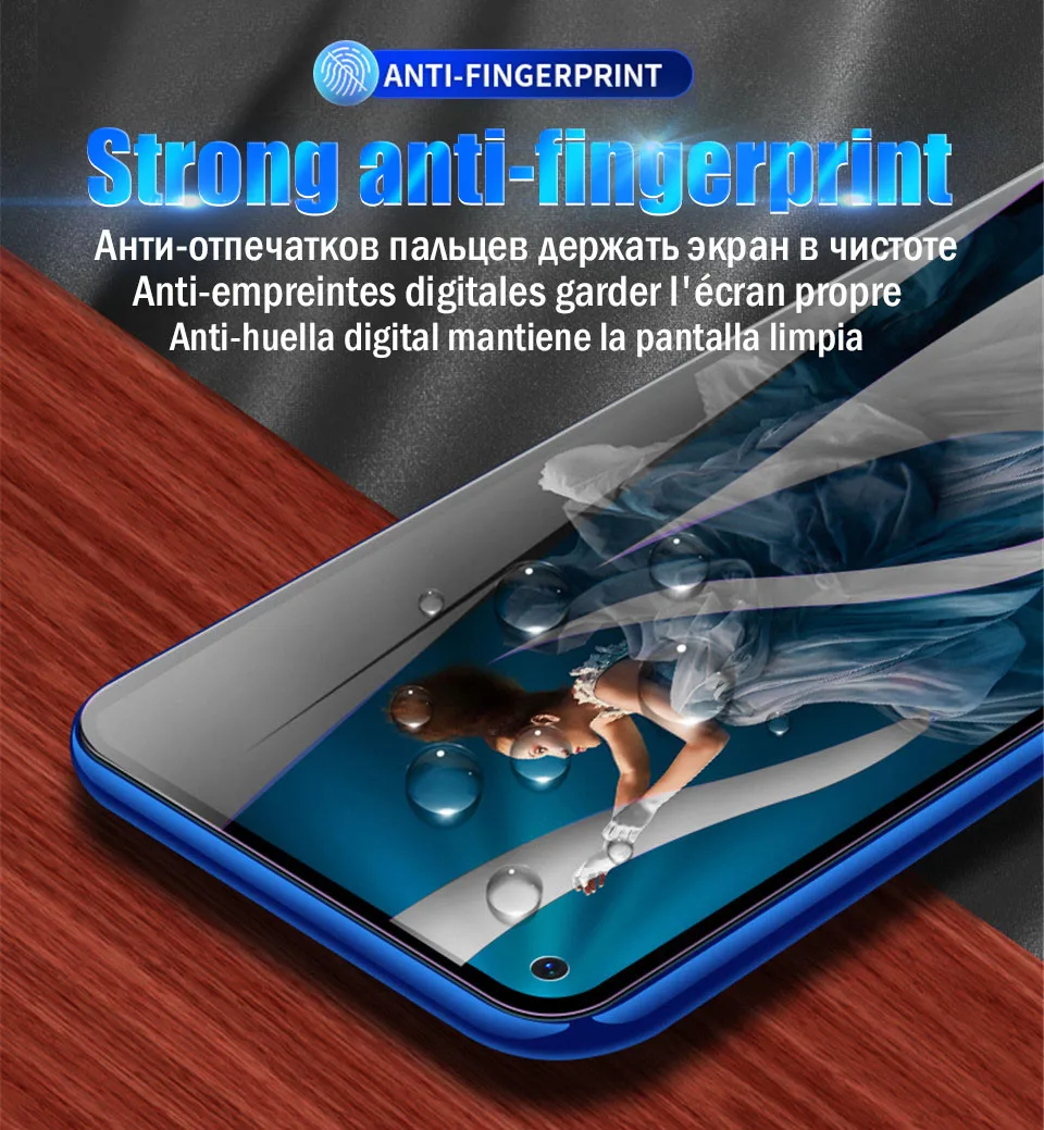 35D Гидрогелевая пленка для huawei Honor 9X9 10 Lite 8X 7A 20i 20 Pro, Защитная пленка для huawei P Smart Z Nova 5t