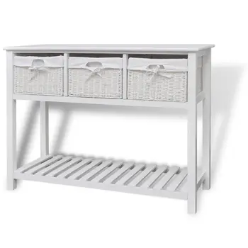

vidaXL Storage Sideboard White