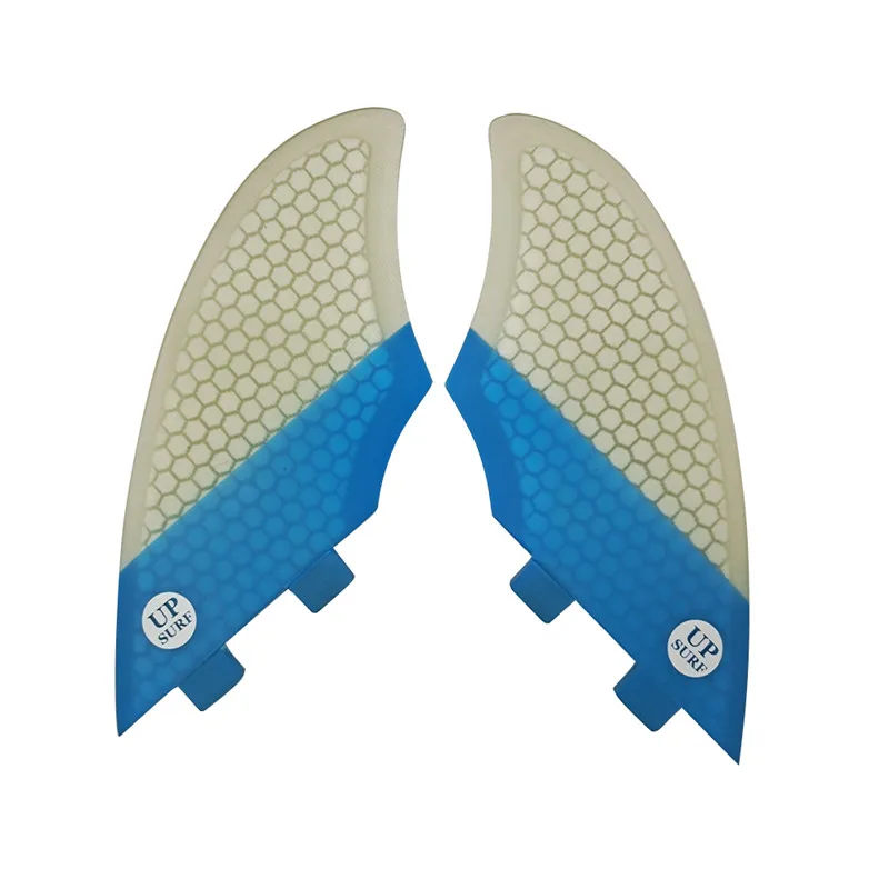 UPSURF FCS Fin Sup Board Fins Double Tabs Fin Twin Fins big size Fiberglass keel fins surf surfboard Accessories Keel