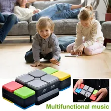 Cube de vitesse multifonction, 1 pièce, avec fonction de musique et jouet léger à piles, décompressé, pour enfants et adultes