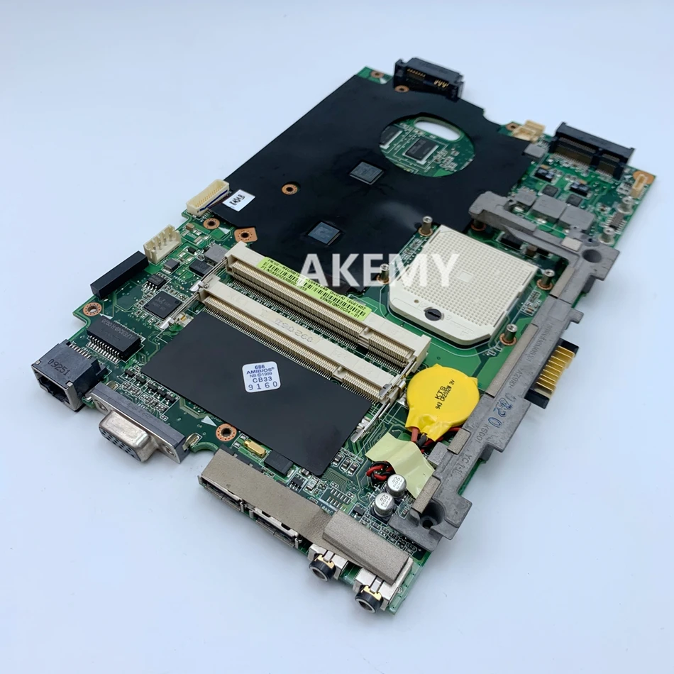 AK K40AB материнская плата для ноутбука For Asus K40AD K40AF K50AB K50AD K50AF K40IJ K50IJ K40 K50 тестовая
