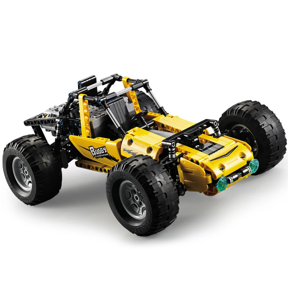 Cada DOUBLE E 552 шт 2,4G RC строительные блоки для автомобилей, кирпичи, техника для детей, сделай сам, сборная радиоуправляемая игрушка для детей, подарок