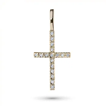 

Pendant in red gold with diamonds