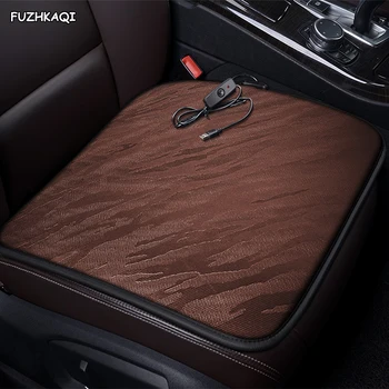 

FUZHKAQI 12V Heated car seat cover for Peugeot 407 4008 307 206 5008 3008 607 2008 508 308 408 301 201 auto styling accessories