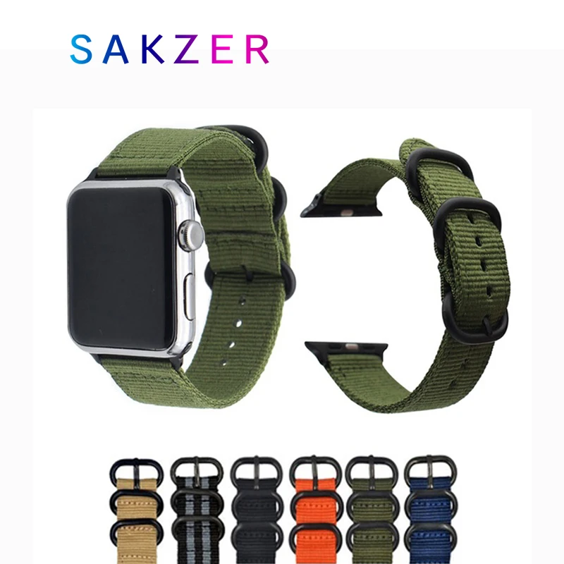 Ремешок для часов нейлоновый Apple Watch 1/2/3/38/42 мм|Смарт-аксессуары| |