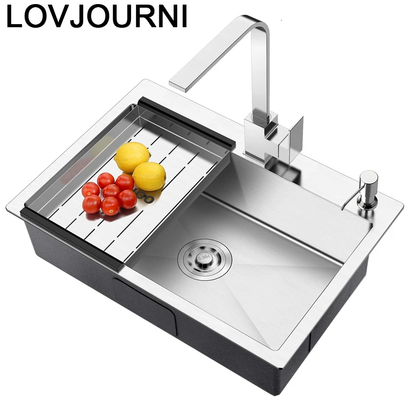 Для Гурманов Inox Zlewozmywak смеситель для кухни Lavabo Fregadero De Cocina Cuba Pia Cozinha мойка