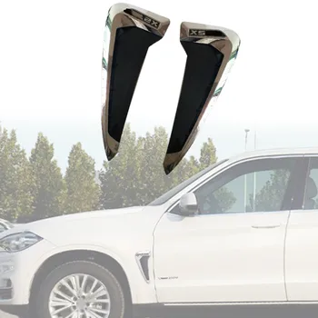 

High Quality Car Accessories Side Fender Vent Shark Grill Side Decoration Sticker for BMW X5(2014-2017)