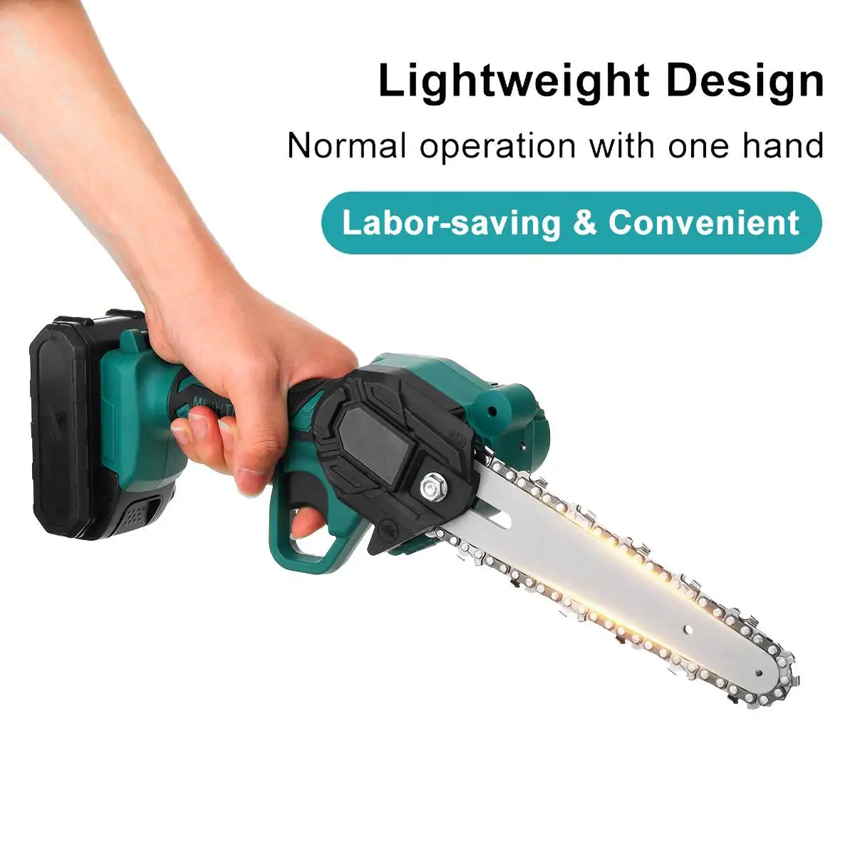 Mockingbird Af storm Stevenson 21v Electric Chainsaw Rechargeable Portable Mini Pruning Chain Saw Small  Wood Spliting One-handed Woodworking Garden Power Tool - Electric Saw -  AliExpress