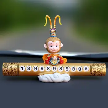 

Monkey King Car Styling Temporary Stop Phone Number Parking Card Decoration 2020