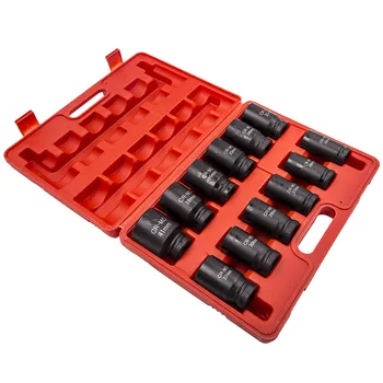 

24-41mm 12pc Long Drive Deep Impact Socket 3/4" inch Deep Tool Kit