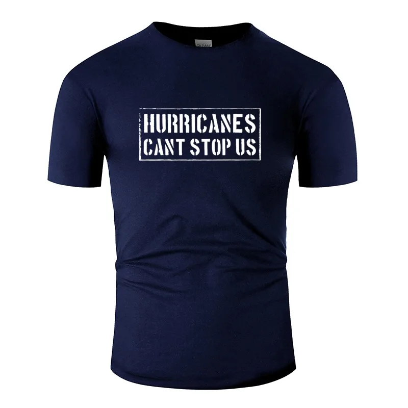 Трикотажная футболка Hurricane Irma Can't Stop Us 2017 Мужская для фитнеса с короткими