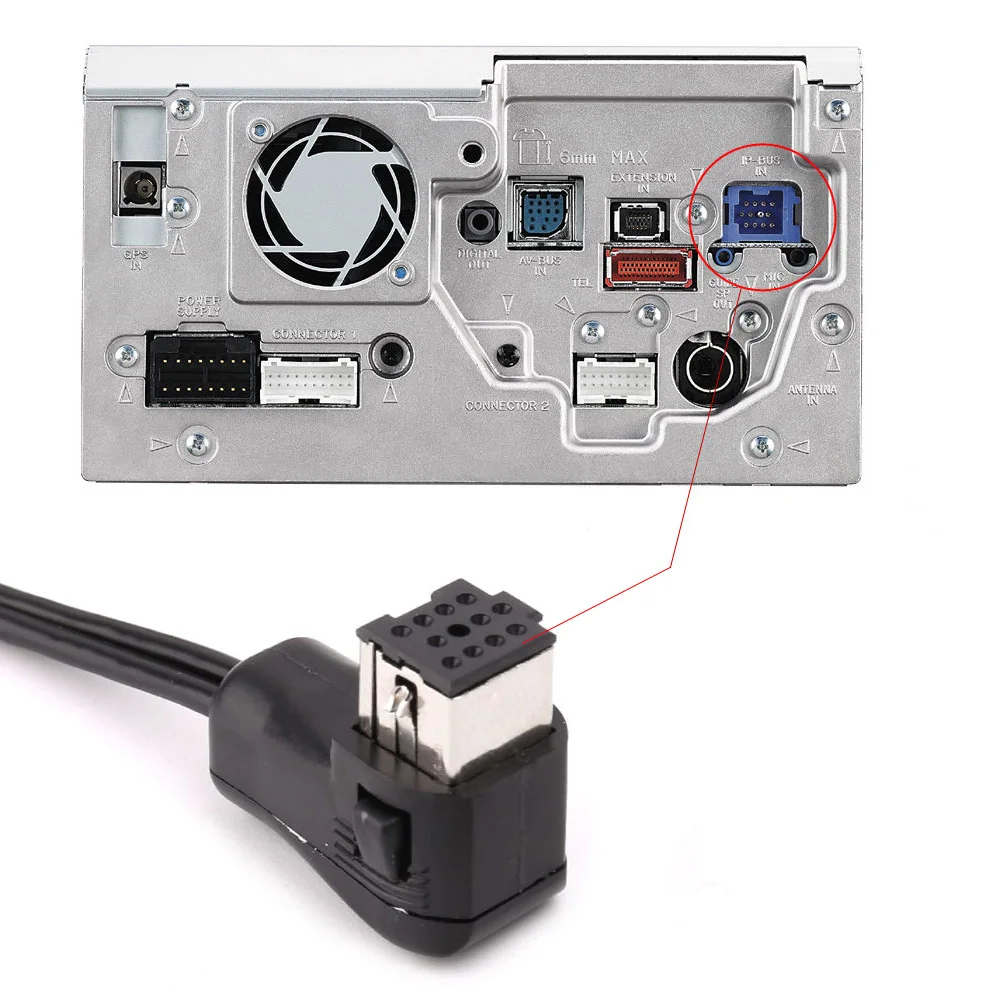 Автомобильный Bluetooth аудио приемник адаптер кабель+ инструмент и микрофон для Pioneer IP-BUS 11Pin CD DVD P99 P01