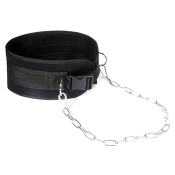 

TOP!-Chain Fitness Belt for Weightlifting Squat Squat Muscle Training Fitness Lumbar Support Protector