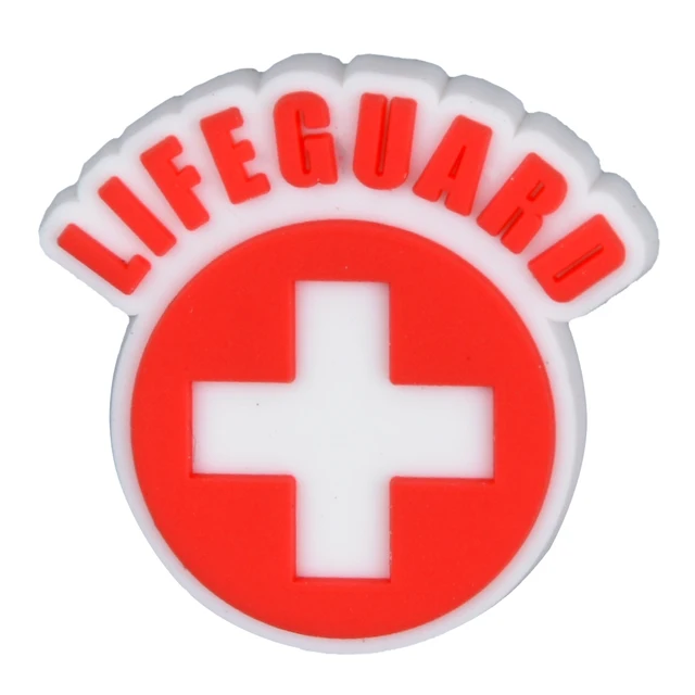 Hot Sale Fireman Fire Engine Croc Shoe Charms Autism Friendly Clog Shoes Decorations Teacher Lifeguard Accessories Stop Bullying p6320