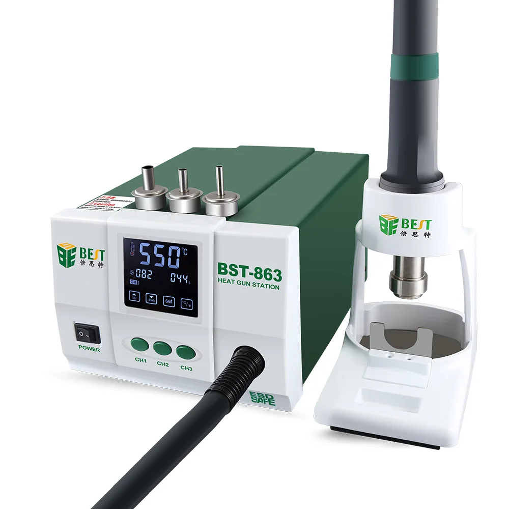 Saike 858D фена паяльная станция 220 В 700 Вт BGA Desolder De термостат ремонт сварочный